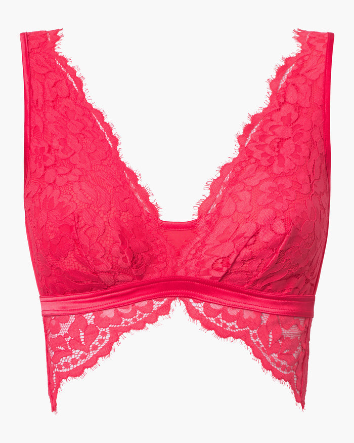 Pink Bralette - Magnolia Curvy Bralette