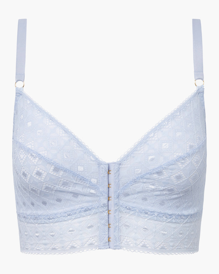 Blue Bralette - Basilica Curvy Bralette