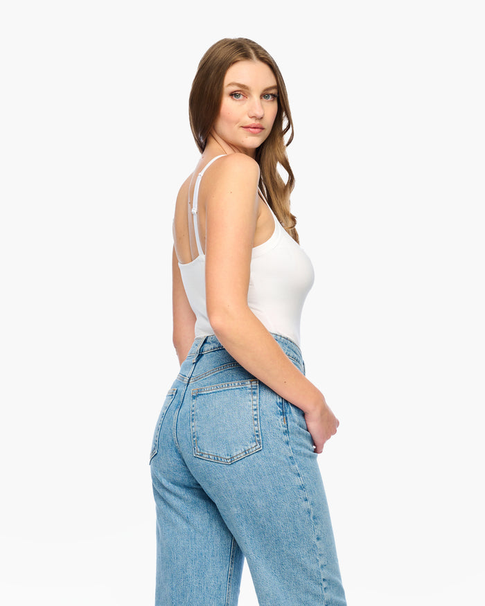White Camisole - Talco Curvy Camisole