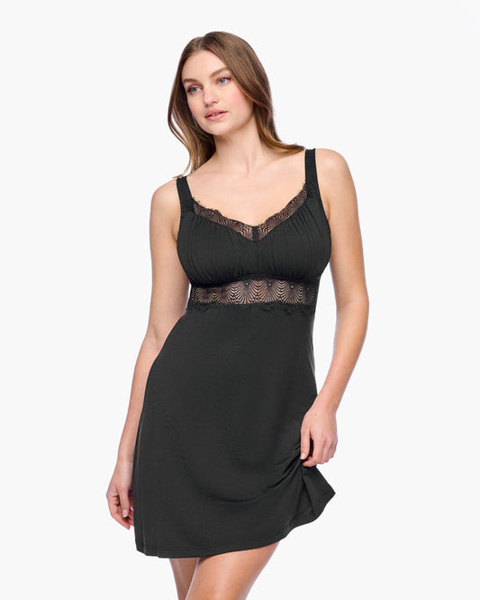 Black Chemise - Allure Sleep Curvy Chemise