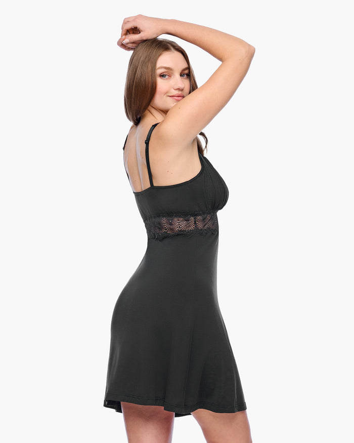 Black Chemise - Allure Sleep Curvy Chemise