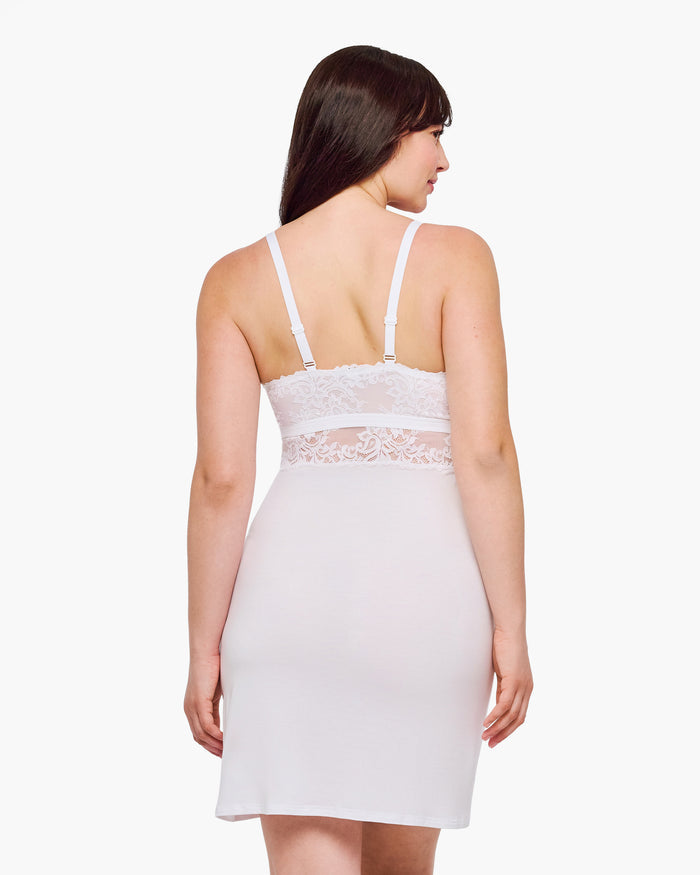 White Chemise - Carmela Curvy Chemise