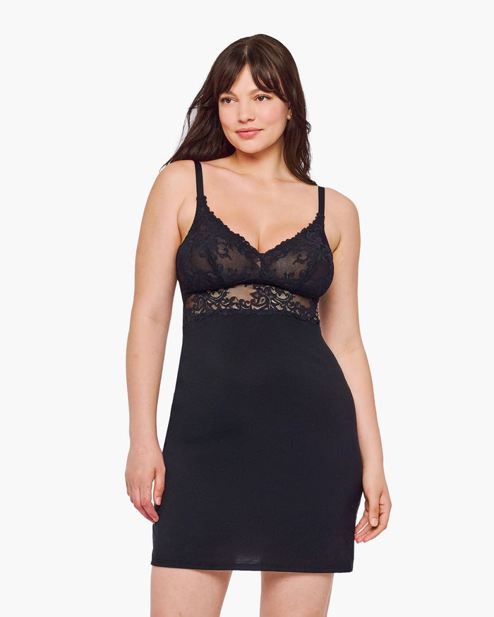 Negro Camisones - Carmela Curvy Chemise
