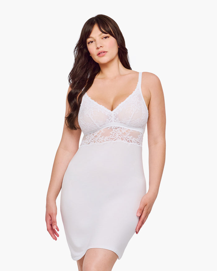 White Chemise - Carmela Curvy Chemise