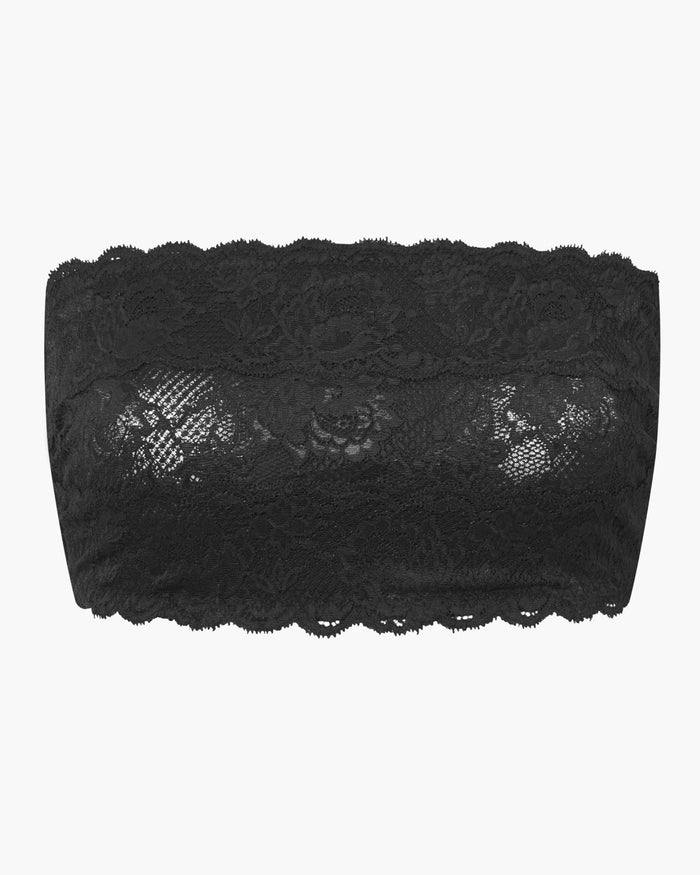 Black Bralette - Never Say Never Curvy Flirtie Bandeau Bra