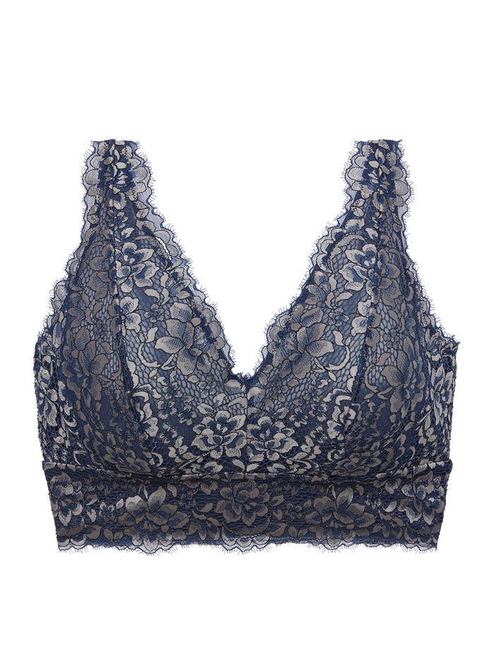 Blue Bralette - Pret A Porter Curvy Longline Bralette