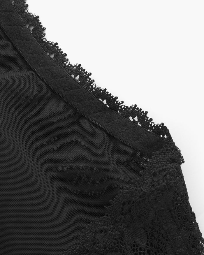 Black Bralette - Never Say Never Curvy Racie Racerback Bralette