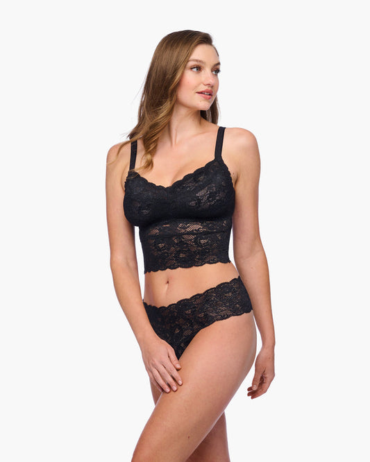 Black Camisole - Never Say Never Curvy Shortie Cropped Cami