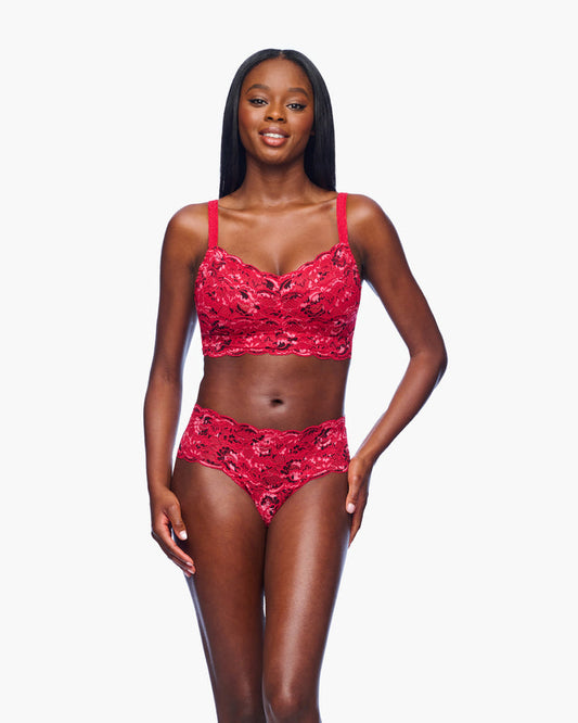 Red Bralette - Never  Say Never Ombre Curvy Sweetie Bralette