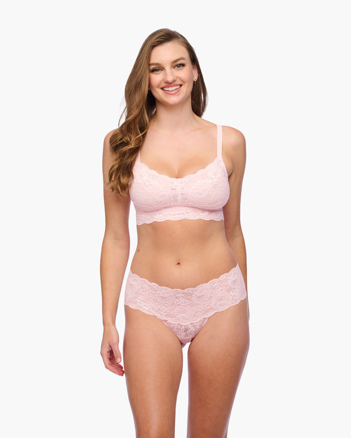 Pink Bralette - Never Say Never Curvy Sweetie Bralette