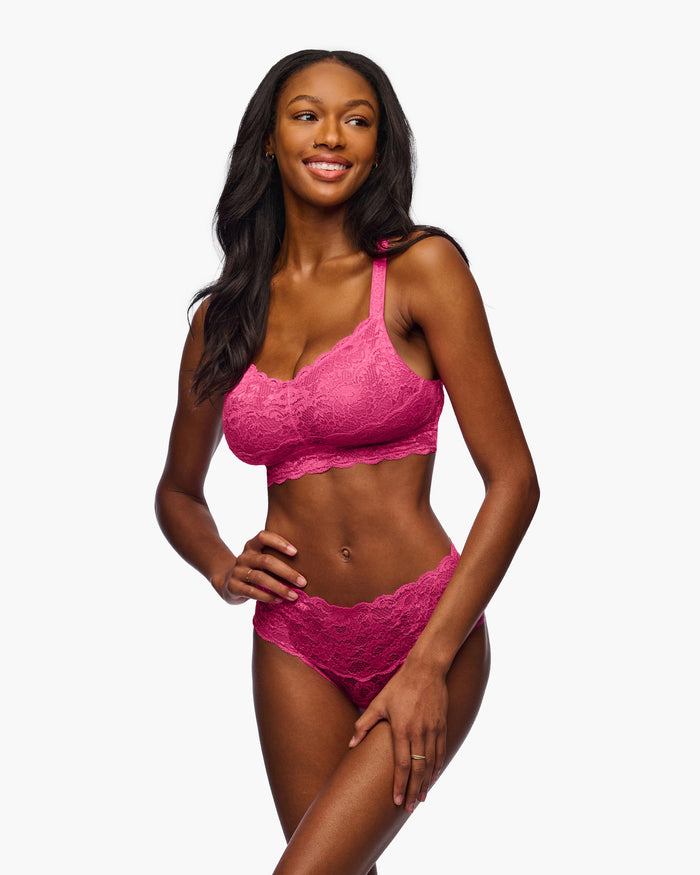 Pink Bralette - Never Say Never Curvy Sweetie Bralette