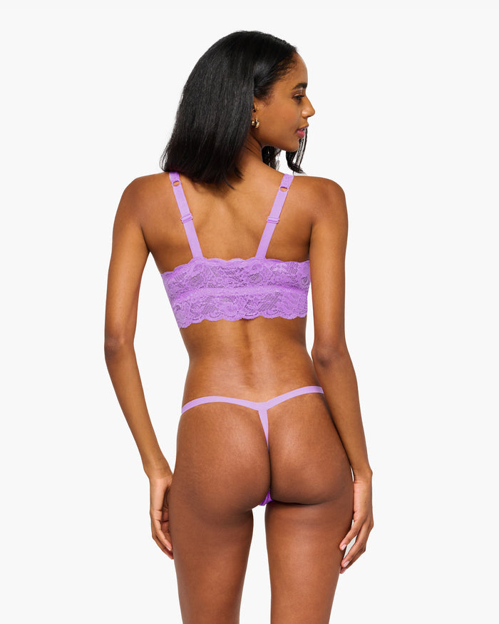 Purple Bralette - Never Say Never Curvy Sweetie Bralette