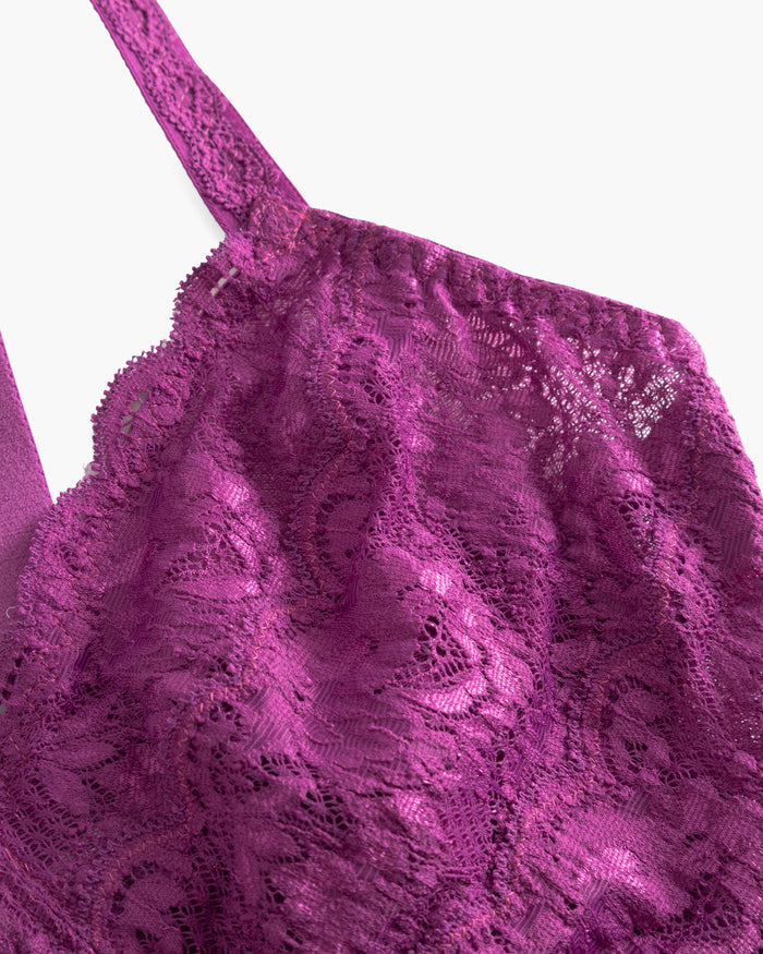 Purple Bralette - Never Say Never Curvy Sweetie Bralette