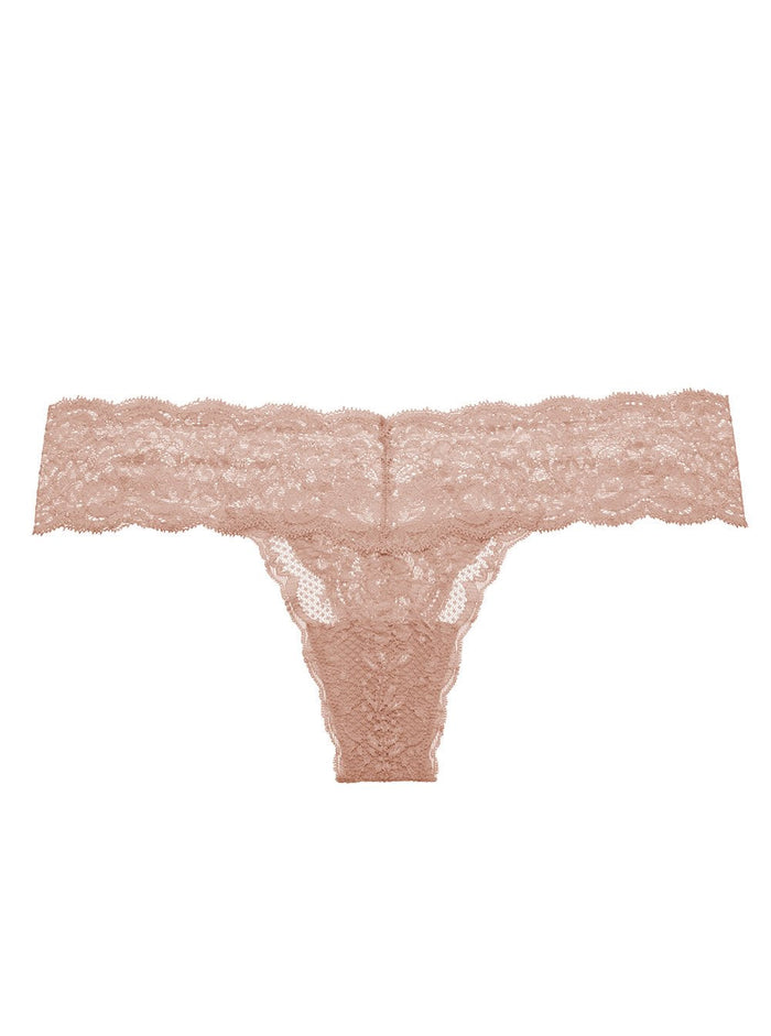 Brown Thong - Never Say Never Cutie Low Rise Thong