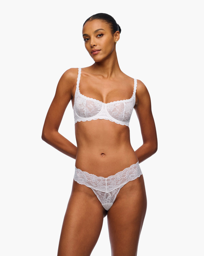 White Thong - Never Say Never Cutie Low Rise Thong