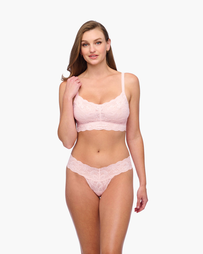 Pink Thong - Never Say Never Cutie Low Rise Thong