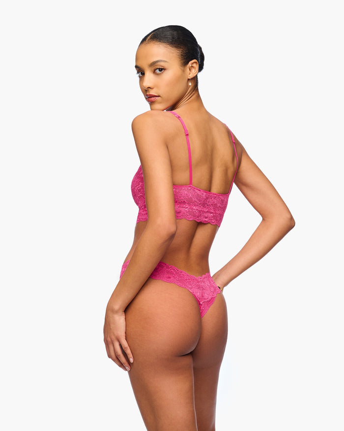 Pink Thong - Never Say Never Cutie Low Rise Thong
