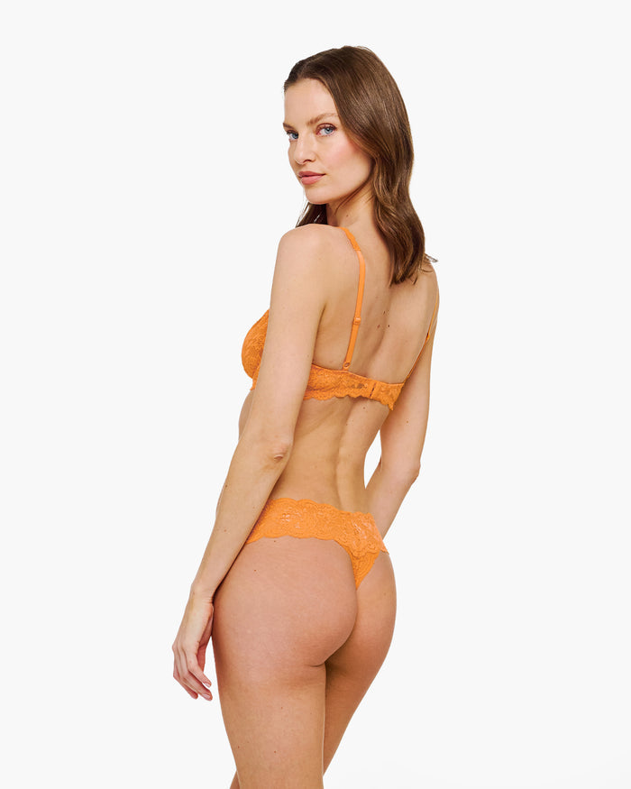 Orange Thong - Never Say Never Cutie Low Rise Thong