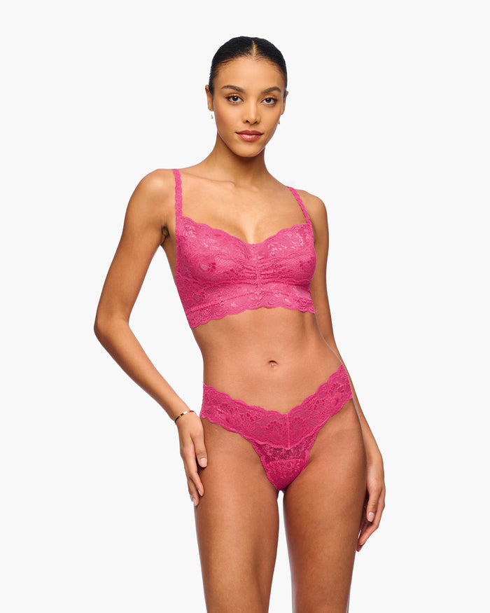 Pink Thong - Never Say Never Cutie Low Rise Thong