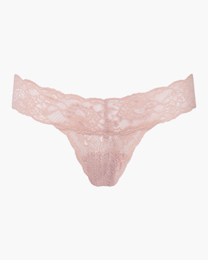 Pink Thong - Never Say Never Cutie Low Rise Thong