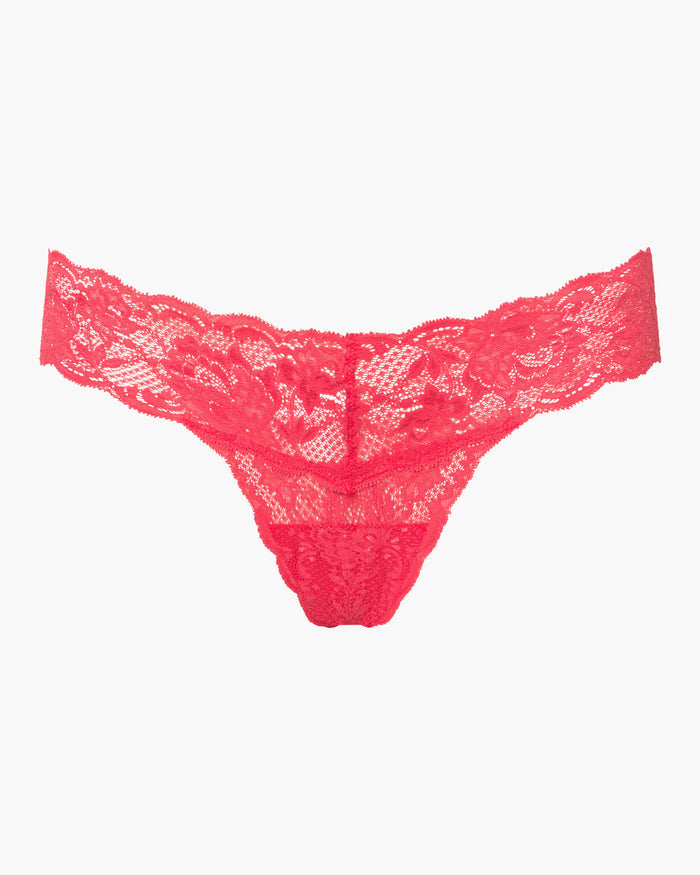 Pink Thong - Never Say Never Cutie Low Rise Thong