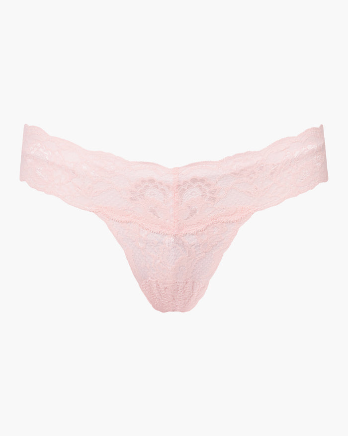 Pink Thong - Never Say Never Cutie Low Rise Thong