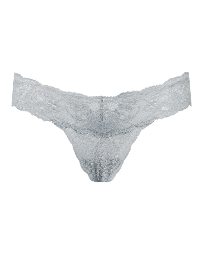 Gray Thong - Never Say Never Cutie Low Rise Thong