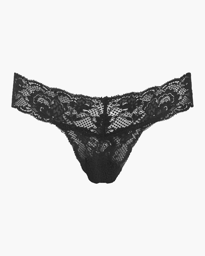 Black Thong - Never Say Never Cutie Low Rise Thong