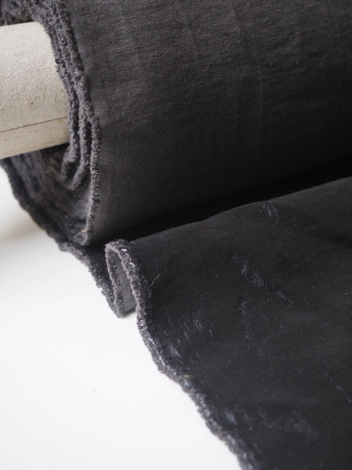 Dark Grey Heavy Sateen