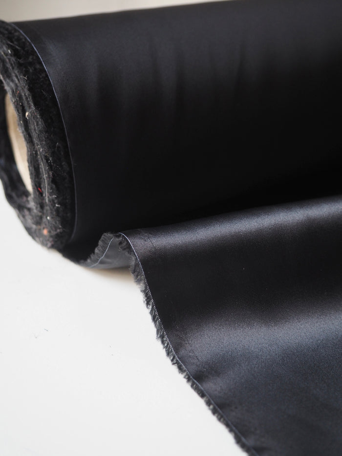 Deep Blue/Grey Viscose Satin Lining