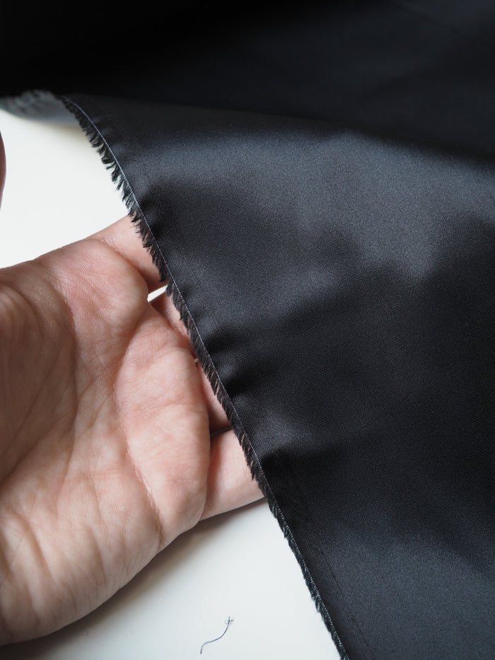 Deep Blue/Grey Viscose Satin Lining