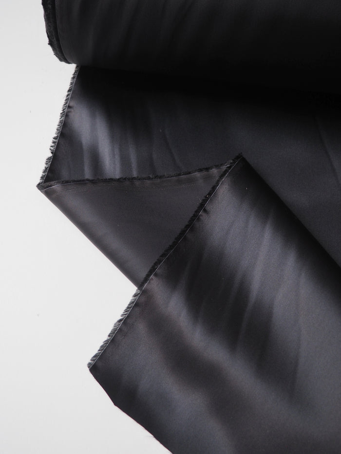 Deep Blue/Grey Viscose Satin Lining