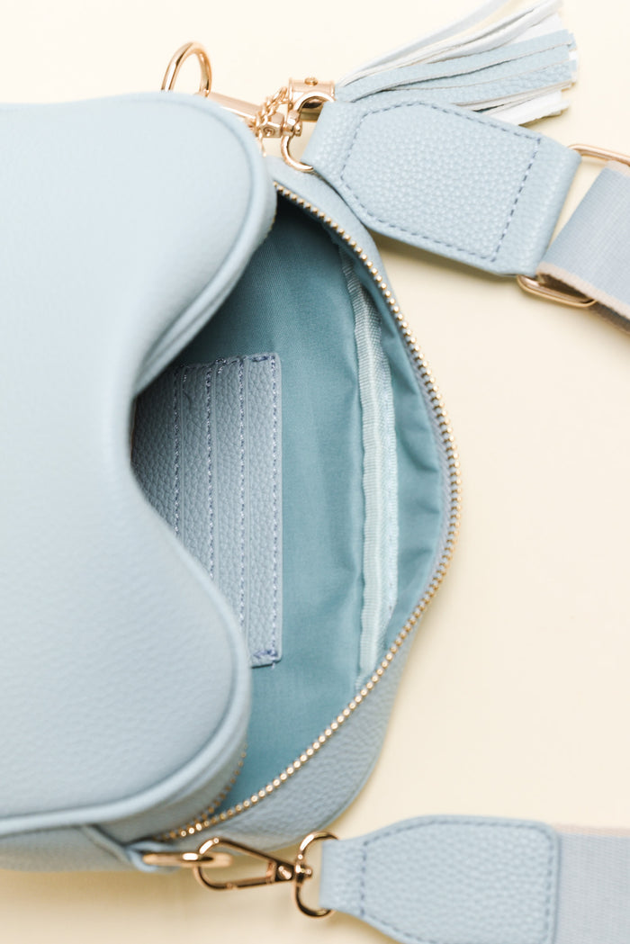 Dell Light Blue Crossbody Bag