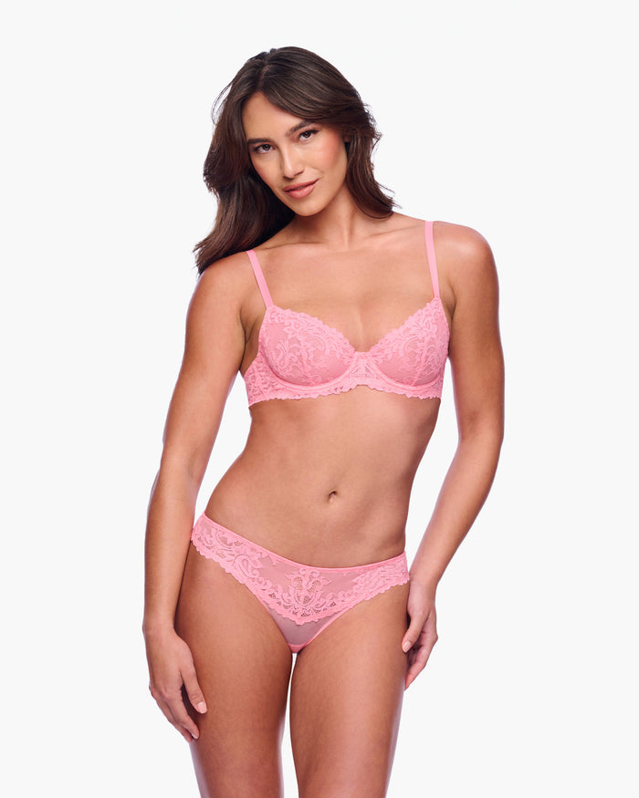 Pink Bra - Carmela Demi Cup Bra