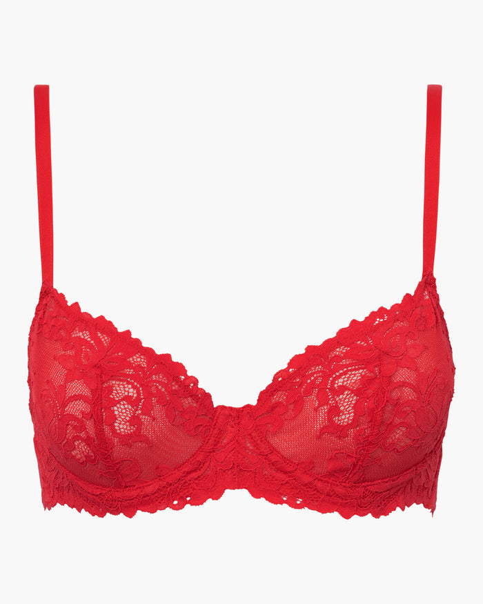 Red Bra - Carmela Demi Cup Bra