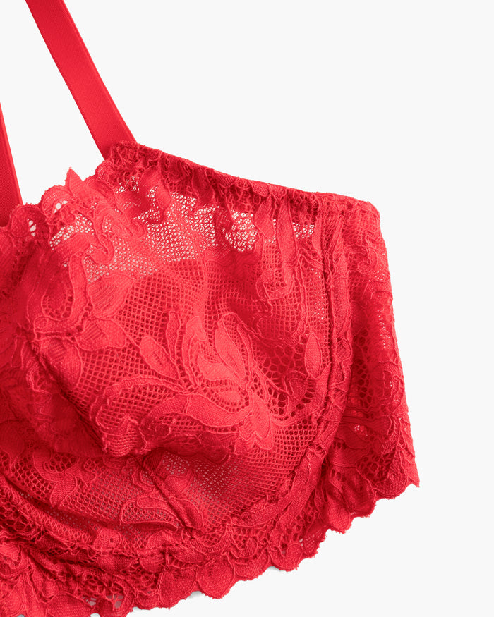 Red Bra - Carmela Demi Cup Bra