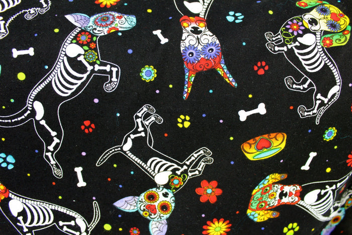 Dog Day of the Dead / Dia de los Muertos Inspired Bag #MB602