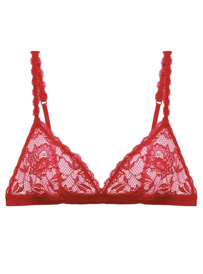 Red Bralette - Never Say Never Dreamie Triangle Bralette