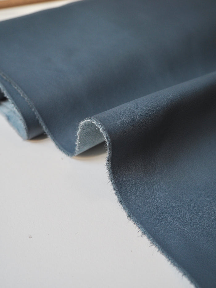 Dusk Blue Top Grain Calfskin
