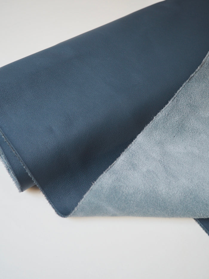 Dusk Blue Top Grain Calfskin