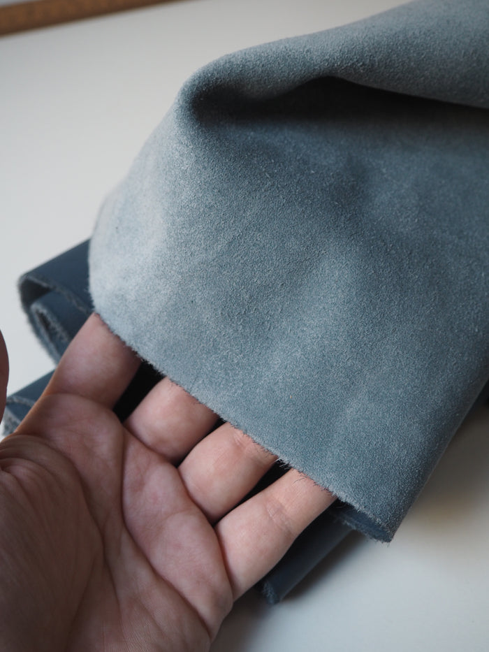 Dusk Blue Top Grain Calfskin