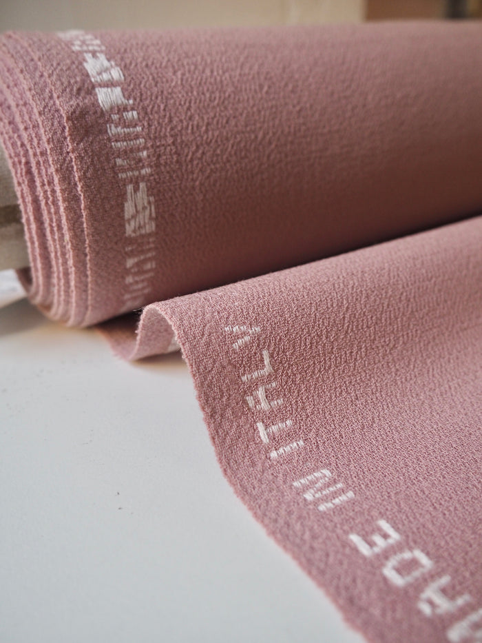 Dusty Rose Double Wool Crepe