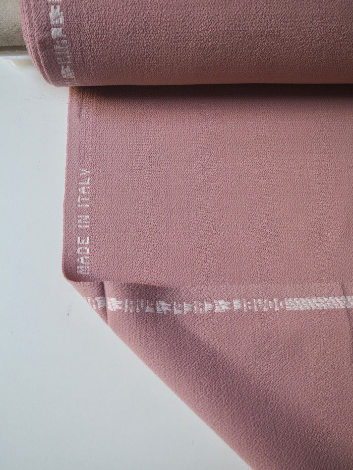 Dusty Rose Double Wool Crepe