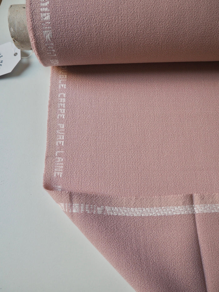 Dusty Rose Double Wool Crepe