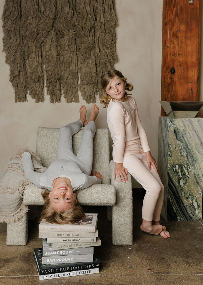 Embroidered Velour Collar Collection - Lounge Set