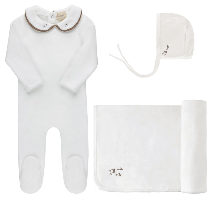 Embroidered Velour Collar Collection - Take Me Home Set