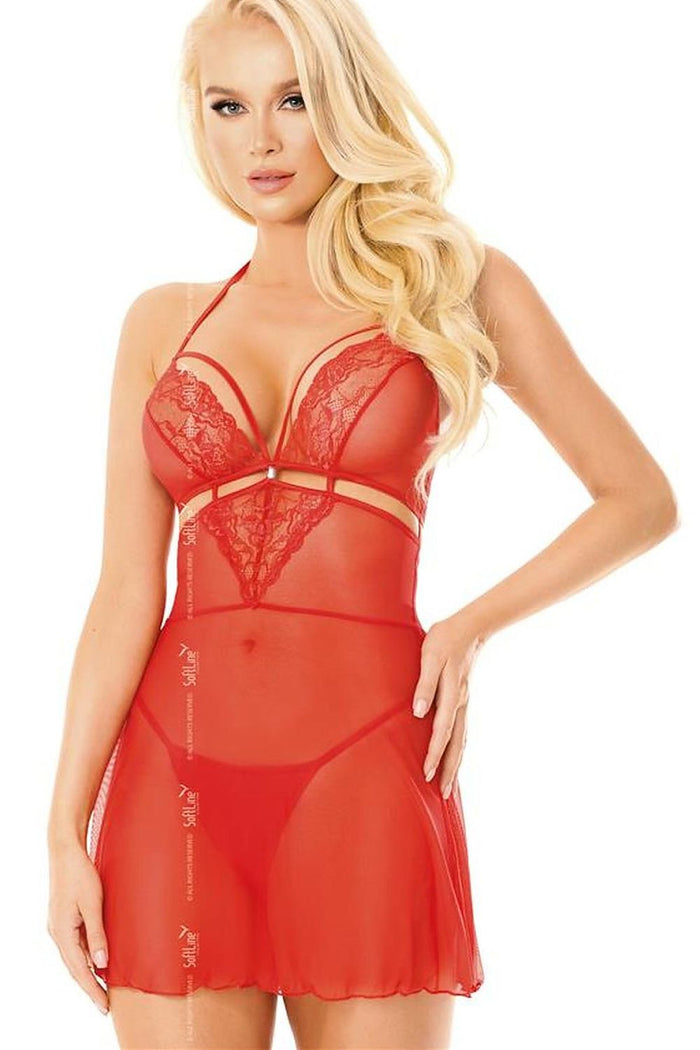 Soutien-gorge SoftLine Collection rouge 206876 - vue produit 1 Secretelles