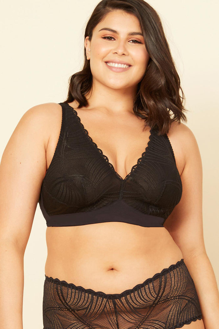 Black Bralette - Minoa Extended Bralette