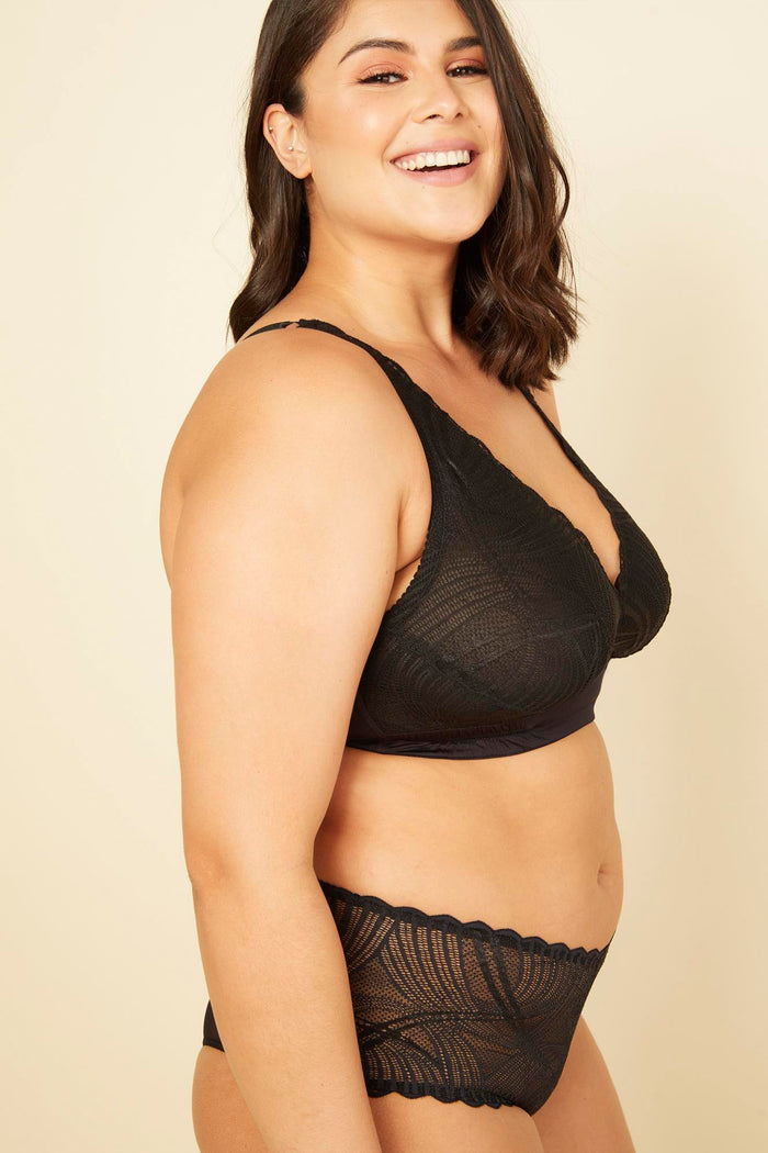 Black Bralette - Minoa Extended Bralette