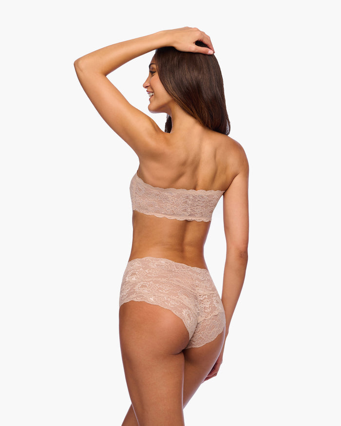 Beige Bralette - Never Say Never Flirtie Bandeau Bra